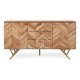 Credenza in Legno Raida 2 Ante- 3Cassetti By Bizzotto