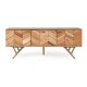 Moboile porta Tv in Legno Raida 3 Ante By Bizzotto