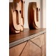 Credenza Egon di Bizzotto. 4 Ante. Legno di Acacia e Acciaio.