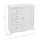 CREDENZA DUE ANTE QUATTRO CASSETTI BLANC BY BIZZOTTO