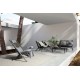 POLTRONA LOUNGE ALOHA BIANCO XK03 CON CUSCINI BY BIZZOTTO