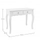 CONSOLLE DUE CASSETTI BLANC BY BIZZOTTO