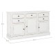 CREDENZA  JEFFERSON 3 ANTE - 5 CASSETTI BIANCO BY BIZZOTTO