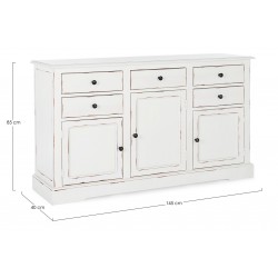 Credenza Jefferson 3 ante - 5 cassetti By Bizzotto