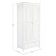 ARMADIO 2 ANTE E 1 CASSETTO MOD COLETTE BY BIZZOTTO