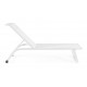 Lettino modello Taylor in alluminio e textilene. By Bizzotto