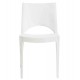 SEDIA PARIS SENZA BRACCIOLI IMPILABILE IN POLIPROPILENE DIM. 51X47X80/43H