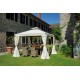 GAZEBO NEBRASKA RETTANGOLARE CON CAMINO ANTIVENTO IN TESSUTO CM. 300X300 E CM. 300X400