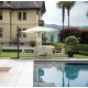Ombrellone palo laterale 3x3 by Greenwood E5028. Alluminio
