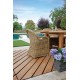 Poltroncina Algarve in kubu naturale by Greenwood