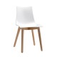 Sedia Scab Natural Zebra pop con telaio in faggio - Scab Design