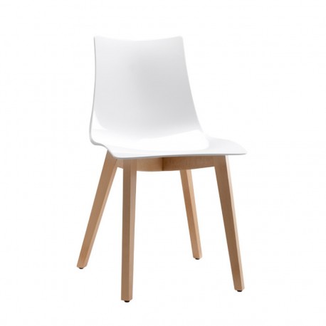 Sedia Scab Natural Zebra pop con telaio in faggio - Scab Design