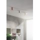 Rock ceiling Collezione in cemento e vetro soffiato bianco satinato. Cavetti regolabili in lunghezza.