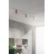 Rock ceiling Collezione in cemento e vetro soffiato bianco satinato. Cavetti regolabili in lunghezza.