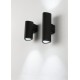 OWEN - PIC - RAV - STEVE Applique per esterni a LED, struttura in alluminio con diffusore in vetro o policarbonato