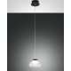 ARABELLA SOSPENSIONE Struttura in metallo e vetro soffiato LED dimmerabile a taglio di fase LED 8W inclusa