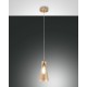 DAFNE SOSPENSIONE Struttura in metallo e vetro soffiato E27 1x40W non inclusa