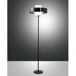 LOTO LAMPADA DA TERRA Struttura in metallo e vetro soffiato con variatore E27 1X40W non inclusa