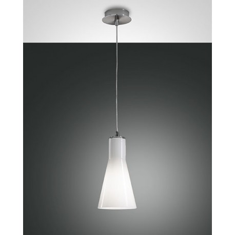 DIANA SOSPENSIONE Struttura in metallo e vetro soffiato E27 1X40W non inclusa