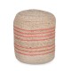 POUF JALAJA NATURALE-BIANCO D45