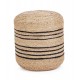 POUF JALAJA NATURALE-BIANCO D45