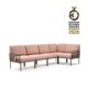 Divano da esterno 2 posti modulare Komodo by Nardi Outdoor.