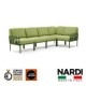 Divano da esterno 2 posti modulare Komodo by Nardi Outdoor.