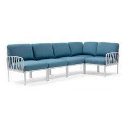 Divano da esterno modualre Komodo by Nardi Outdoor.