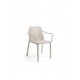 POLTRONA TIBERINA ARMCHAIR CON BRACCIOLI DA ESTERNO IN POLIPROPILENE DIM. 59X55X46/81H BY NARDI
