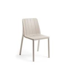 TIBERINA BISTROT SENZA BRACCIOLI IN POLIPROPILENE DIM. 50X56X46/81H. BY NARDI