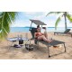 LETTINO LOUGER SOLARE PIEGHEVOLE 20W TX-275