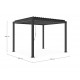 PERGOLA GARDA ANTRACITE CON TETTO LAMELLARE ORIENTABILE BY BIZZOTTO