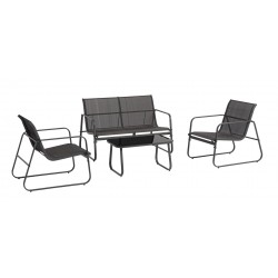 SET4 SALOTTO GONZALO ANTRACITE O TORTORA BY BIZZOTTO