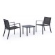 SET3 SALOTTO AURI ANTRACITE-ANTR JA18 O BIANCO BY BIZZOTTO