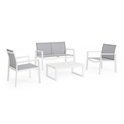 SET4 SALOTTO KALLEN BIANCO YK11 BY BIZZOTTO