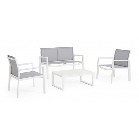 SET4 SALOTTO KALLEN BIANCO YK11 BY BIZZOTTO