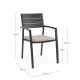 SEDIA C-BR C-C ZELMAR ANTRACITE YK13 O BIANCA YK11 BY BIZZOTTO