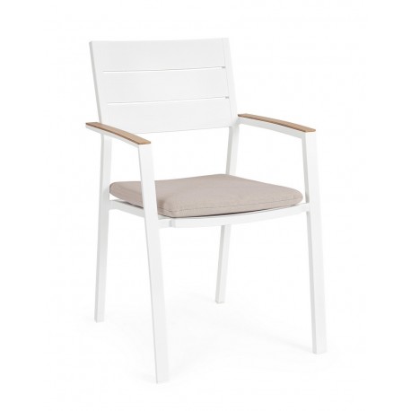 SEDIA C-BR C-C ZELMAR ANTRACITE YK13 O BIANCA YK11 BY BIZZOTTO