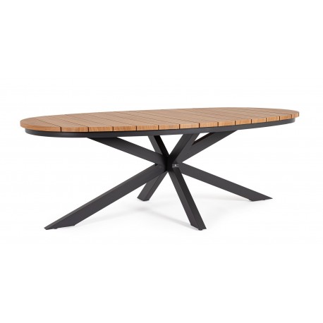TAVOLO ZELMAR 218X115 ANTR. YK13/NAT