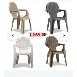 SEDIE INTRECCIATE LINO - TORTORA - ANTRACITE
