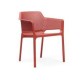 Poltrona Net Relax impilabile in polipropilene fiberglass. Vari colori.