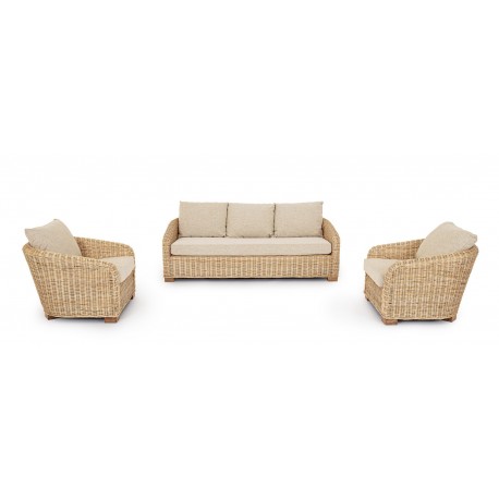 DIVANO 3P + POLTRONA C-C CADICE BY BIZZOTTO