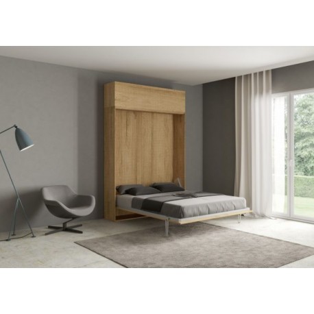 Letto matrimoniale Kentaro Bianco Frassino con pensile vasistas
