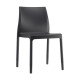 Sedia Chloè Trend Chair Mon Amour impilabile senza braccioli in tecnopolimero dim. 51x49x83/47h.