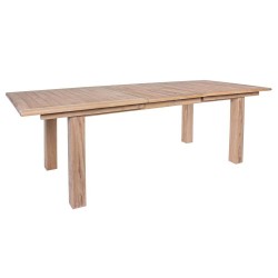 TAVOLO MARYLAND DA GIARDINO IN TEAK ALLUNGABILE DIM.180/240X100x77,5H - 220/300x100x77,5H