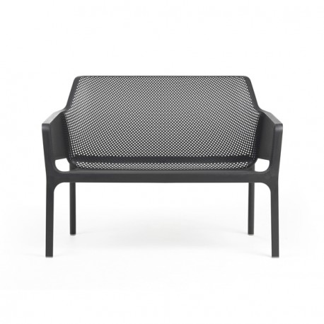 Panchina Net Bench in polipropilene fiberglass. Impilabile. Vari colori.