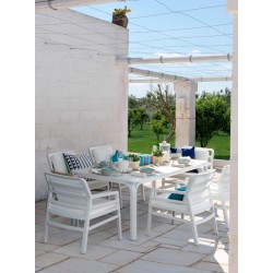 Set da giardino Tavolo Alloro 210 Extensible e sedie Aria di Nardi