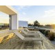 Lettino prendisole in alluminio Konnor by Bizzotto Homemotion