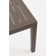 Tavolo da esterno Hilde by Bizzotto in alluminio. 3 colori.