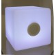 Lampada Led Cubo con altoparlante Bluetooth. Per uso interno ed esterno. 3 misure